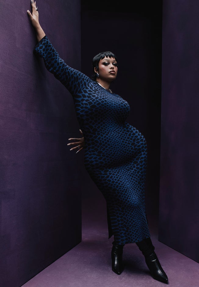 Wide Sleeve Sweater Dress image number 0