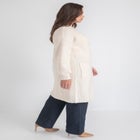 Midi-Length Button-Down Cardigan image number null