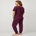 Short Sleeve Tee & Jogger 2-Piece Sleep Set image number null