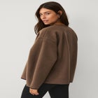 Open Drape Front Boxy Jacket image number 1