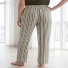 Wide-Leg Sleep Pant with Tassel Drawstring image number null