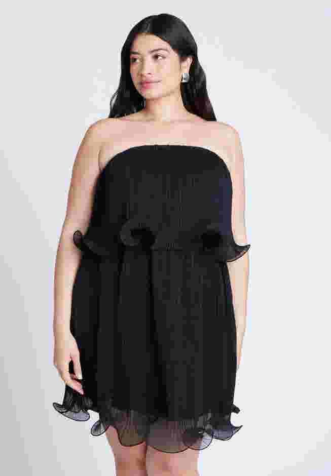 Ruffle Hem Mini Dress image number 2
