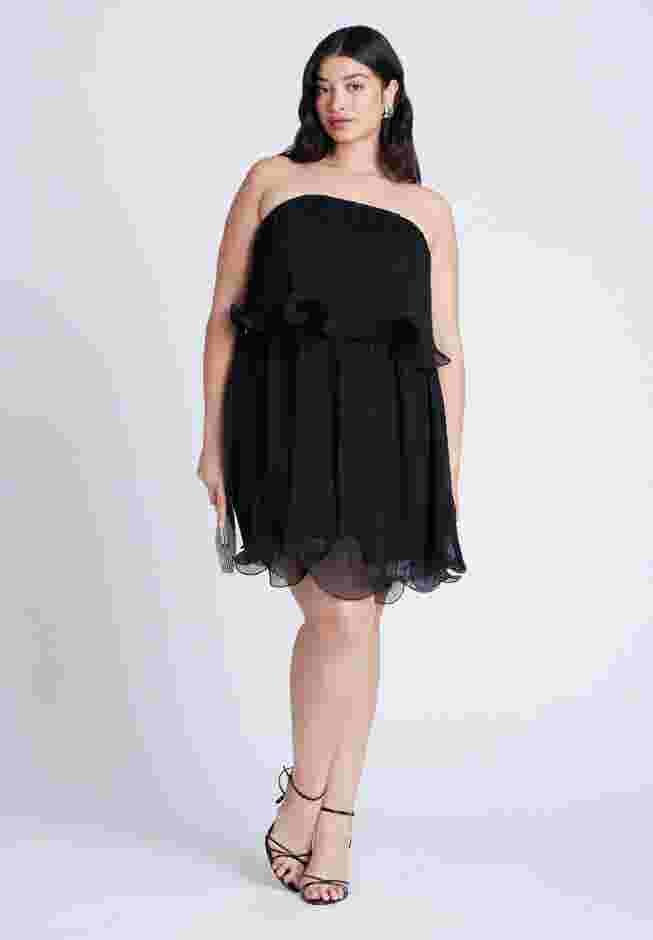 Ruffle Hem Mini Dress image number 0