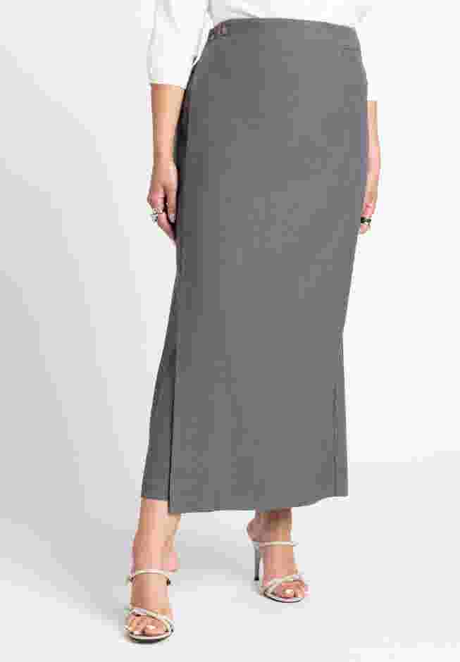 Maxi Structured Wrap Skirt image number 1