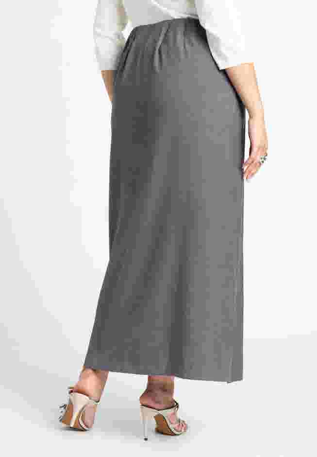 Maxi Structured Wrap Skirt image number 2
