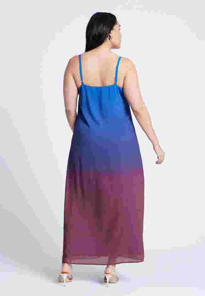 Ombre Chiffon Dress image number 1