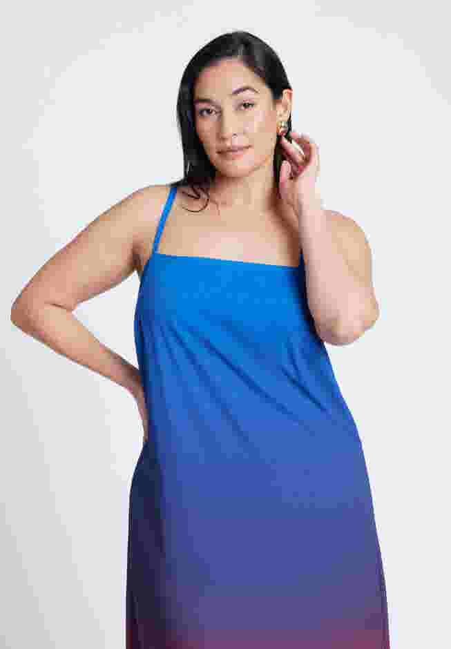 Ombre Chiffon Dress image number 2