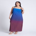 Ombre Chiffon Dress image number null