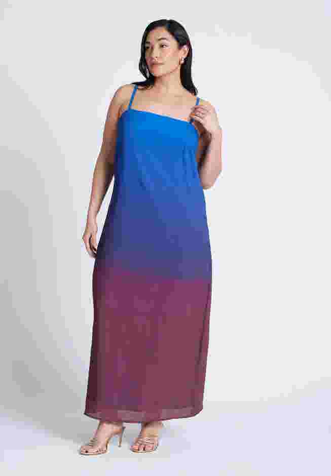 Ombre Chiffon Dress image number 0