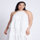 Lace Detail Aline Dress image number null