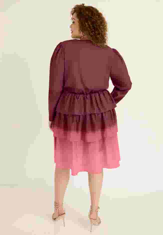 Three-Tiered Ombre Dress image number 1