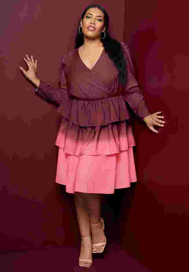 Three-Tiered Ombre Dress image number 0