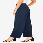 Everyday Stretch Knit Wide Leg Pant image number null