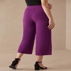 Everyday Stretch Knit Wide Leg Crop Pant image number 2