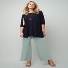 Everyday Stretch Knit Wide Leg Pant image number null