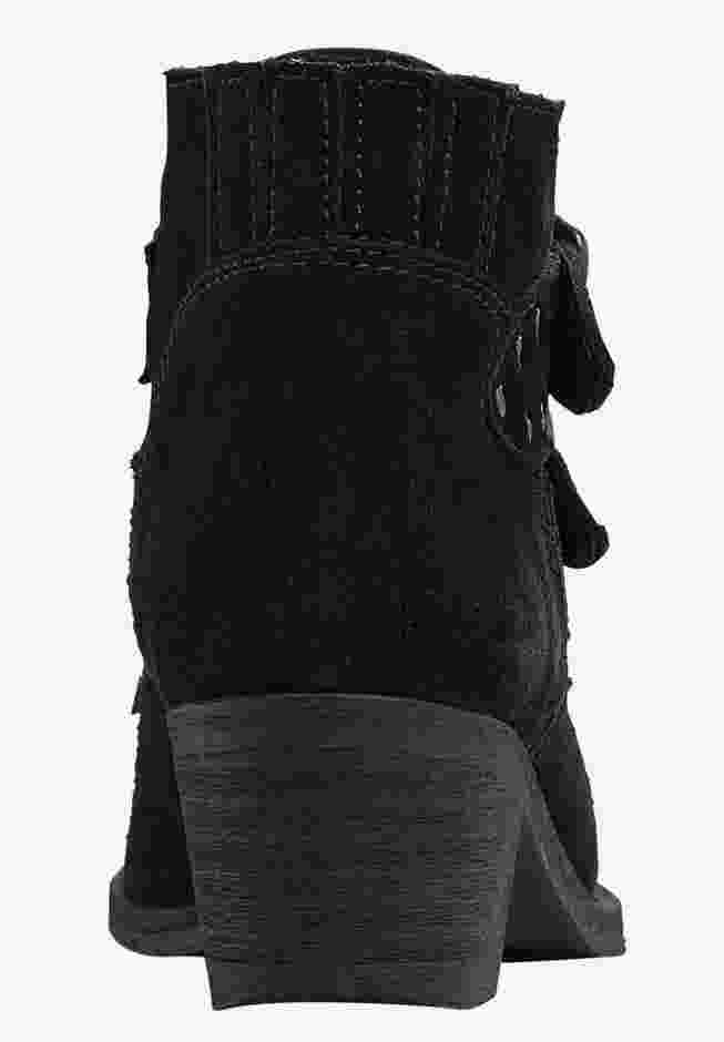 Two Buckle Suede Bootie image number 1