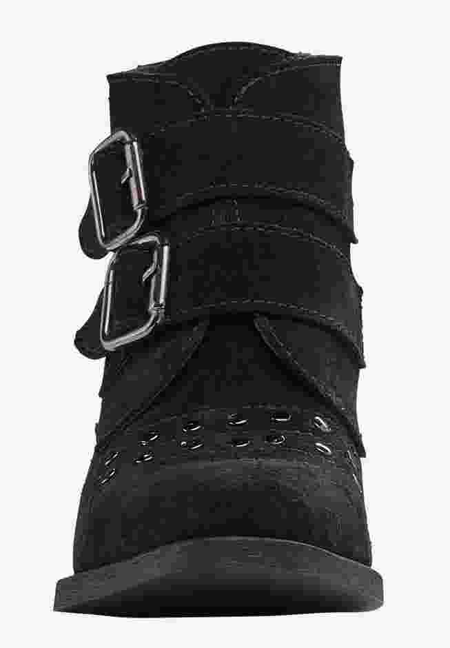 Two Buckle Suede Bootie image number 3