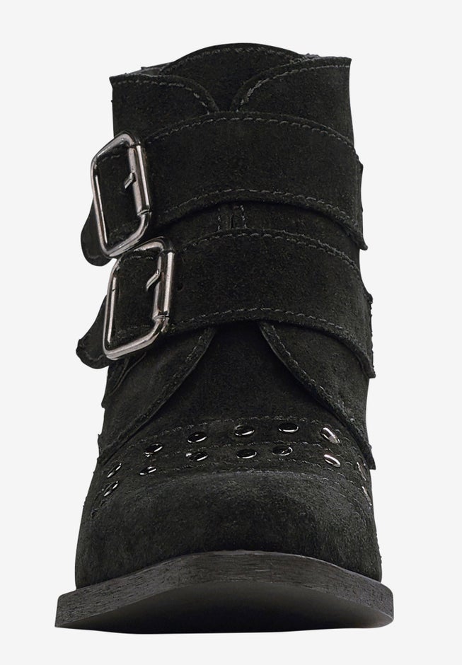 Two Buckle Suede Bootie image number 3