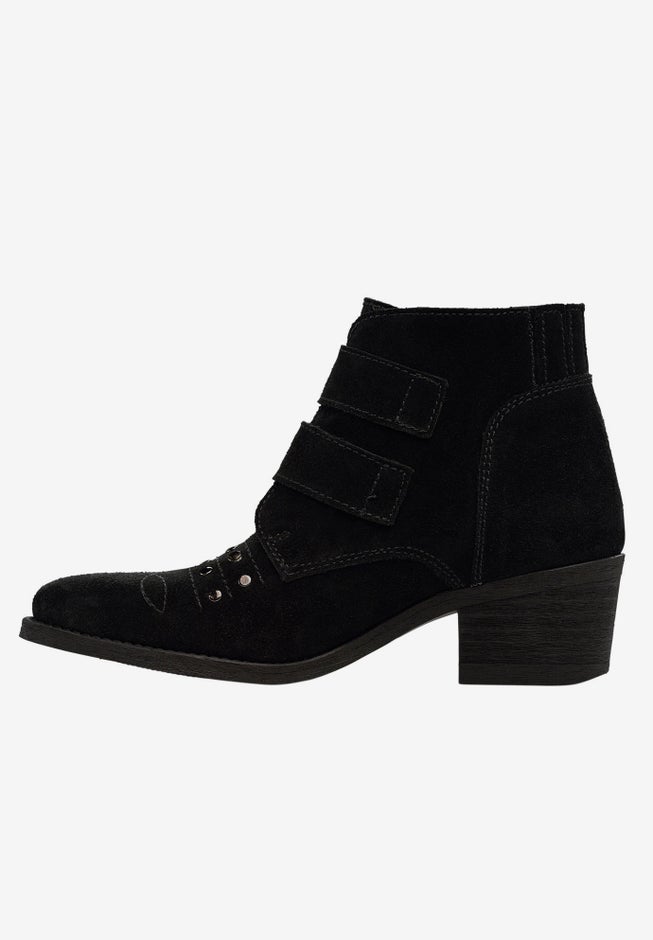 Two Buckle Suede Bootie image number 5