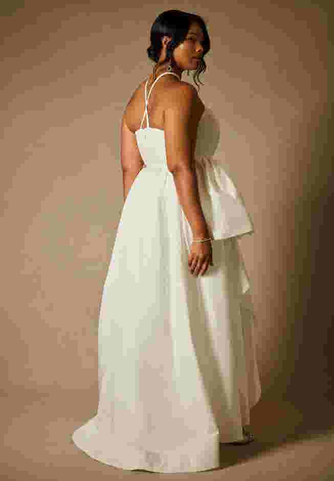 Bridal by ELOQUII Maxi Ruffle Top image number 2