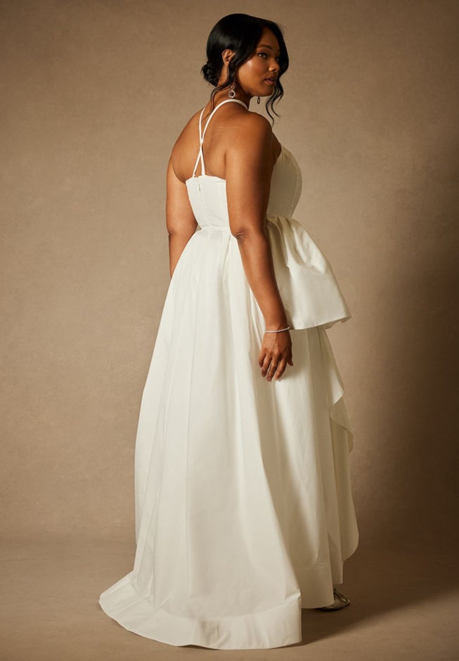 Bridal by ELOQUII Maxi Ruffle Top image number 2