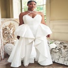 Bridal by ELOQUII Maxi Ruffle Top image number null