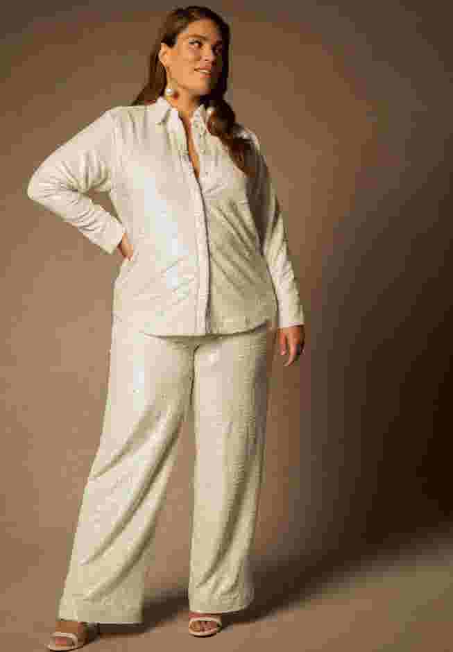 Bridal by ELOQUII Sequin Top image number 2