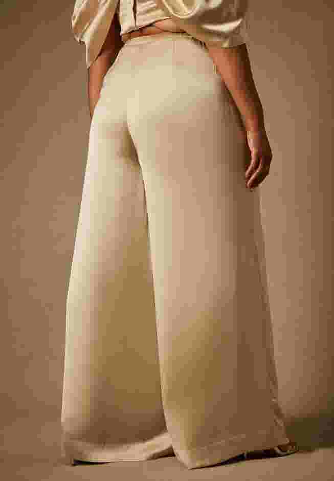 Bridal by ELOQUII Wide Leg Trouser image number 2