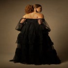 Bridal by ELOQUII Tulle Bustier Ball Gown image number null