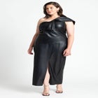 Faux Leather Bow Top image number null