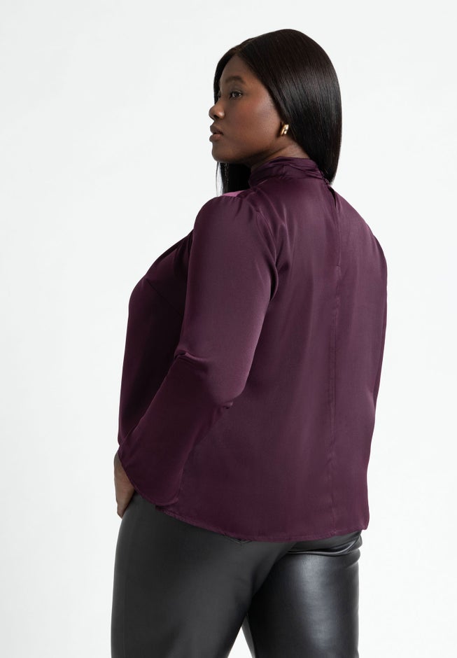 High Neck Drape Top image number 1