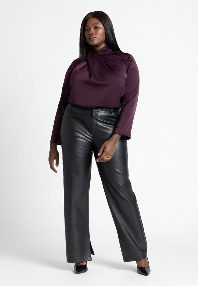 High Neck Drape Top image number null