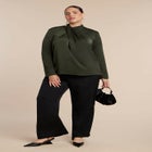 High Neck Drape Top image number null