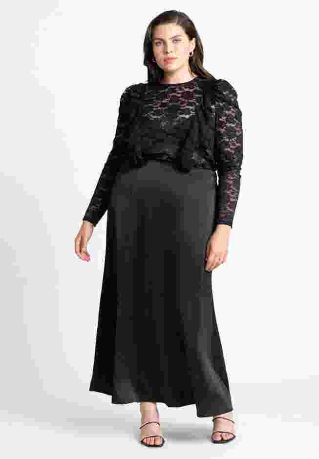 Lace Ruffle Top image number 2