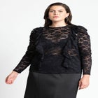 Lace Ruffle Top image number null