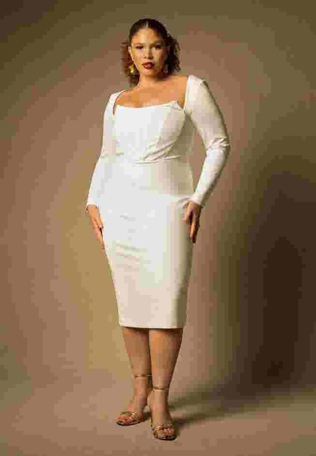 Bridal by ELOQUII Bustier Bodice Dress image number 0