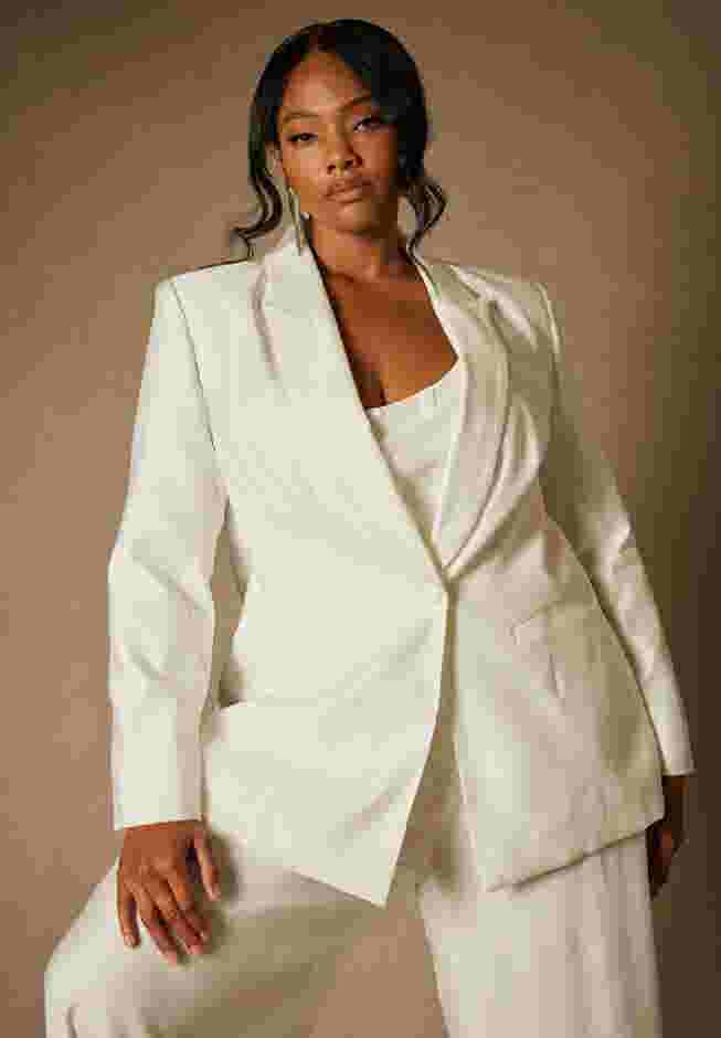 Bridal by ELOQUII One Button Blazer image number 0