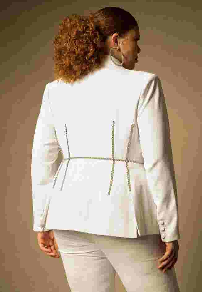 Bridal by ELOQUII Embellished Blazer image number 1