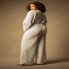 Bridal by ELOQUII Sequin Wide Leg Jumpsuit image number null