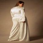 Bridal by ELOQUII Flare Sleeve Jumpsuit image number null