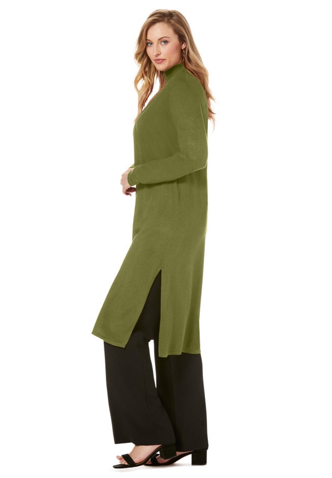Carefree Cashmere Duster Sweater image number 2