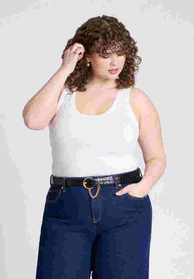 Round Buckle Swag Chain Belt image number 1