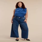 Asym Draped Top image number null