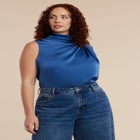 Asym Draped Top image number null
