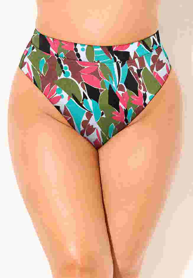 High Waist Cheeky Swim Brief image number 3
