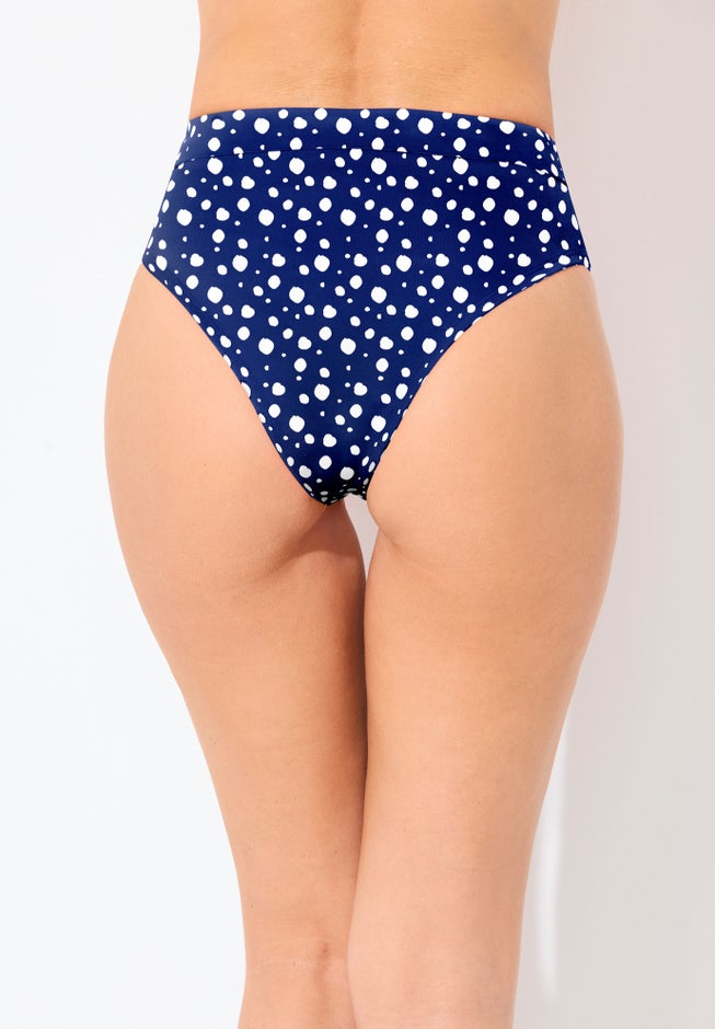 High Waist Cheeky Swim Brief image number 1