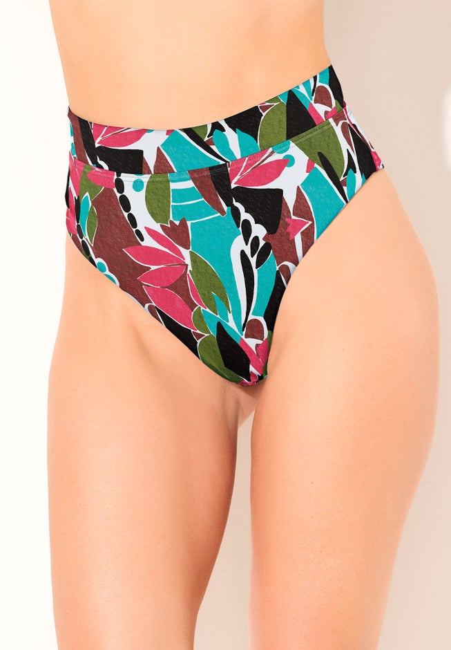 High Waist Cheeky Swim Brief image number 0