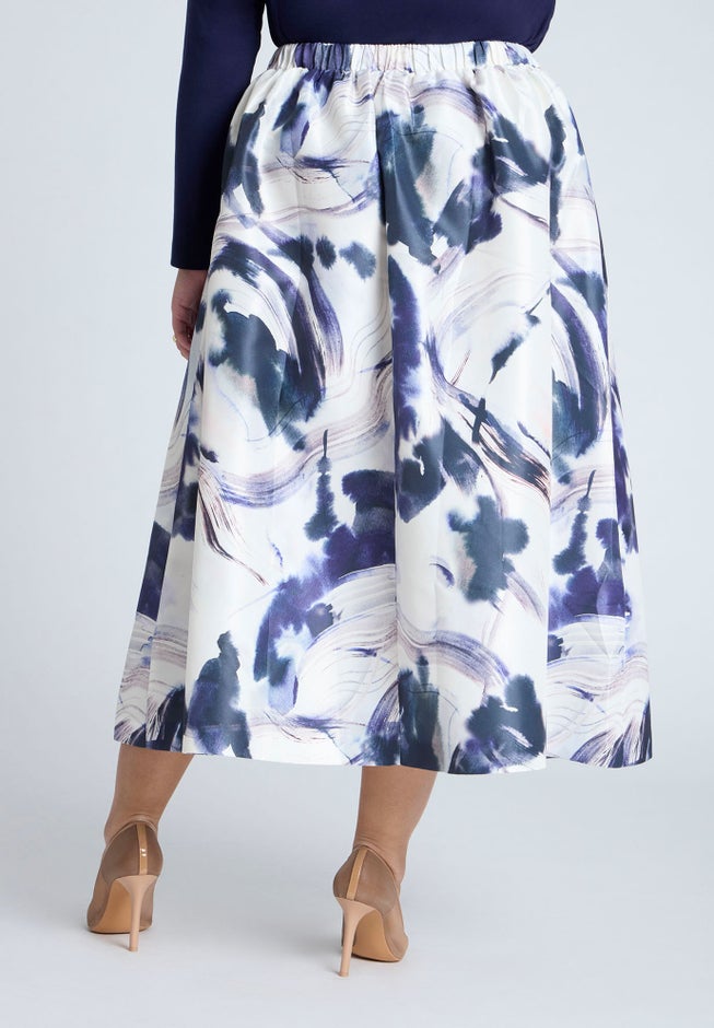 Midi Full Circle Skirt image number null