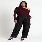 Foldover Drape Top image number null