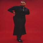 Exaggerated Shoulder Collar Top image number null